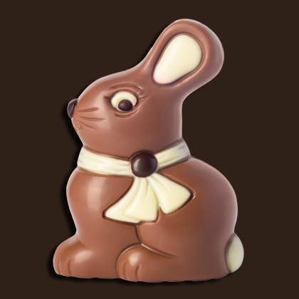 zajączek do koszyczka, czekoladowy zajączek, słodki zajączek, prezent na zajączka, upominek na zajączka, słodycz na zajączka,